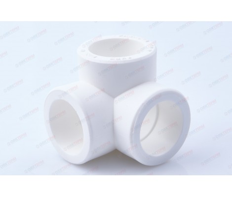 Тройник 2-плоскостной 25 белый Pro Aqua Тройник 2-плоскостной 25 белый Pro Aqua