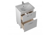 Тумба из ДСП и МДФ Ирида т8-60 под умывальник Стрим Briz