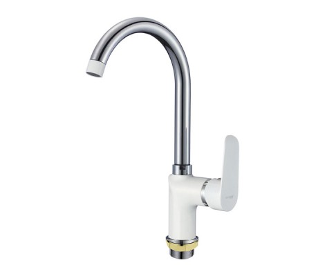 Смеситель для кухни Colorado 014 &Oslash;40 белый Mixxus