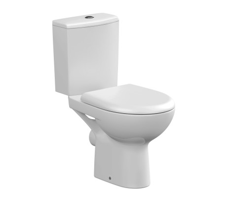 Унитаз-компакт Nature New Clean On 011 безободковый, микролифт, дюропласт Cersanit