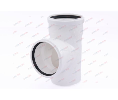 Тройник ELITE МК МПП 110/110х87,белый, РТП Тройник ELITE МК МПП 110/110х87,белый, РТП