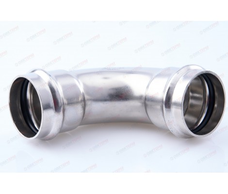 Угол пресс 90°х35 из нержавеющей стали двухраструбный TIM