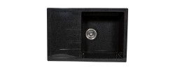 Мойка керамогранитная S-19 прямоугольная черная глянец Simgran