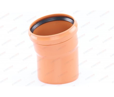 Отвод 110 15* (рыжий) SINIKON