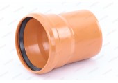 Отвод 110 15* (рыжий) SINIKON