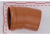 Отвод 110 15* (рыжий) SINIKON