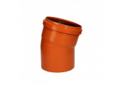 Отвод 110 15* (рыжий) SINIKON