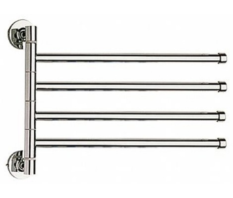 Полотенцедержатель поворотный 4 планки LR115 Zerix