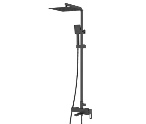 Душевая колонна со смесителем KB-56009-05 черный Koer