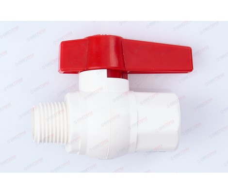 Кран шаровый пластиковый 1/2