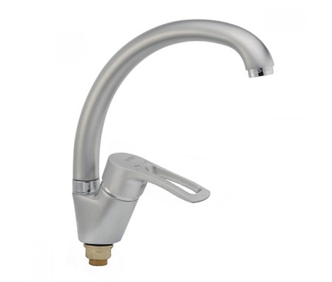 Смеситель для кухни Hansberg 777 серый Champion