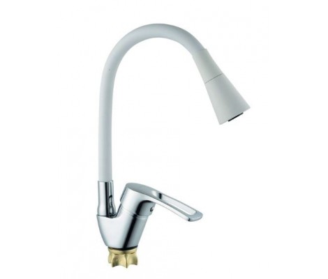 Смеситель д/кухни CHAMPION YUB 011-181 (NUT) REFL.WHITE силик. белый излив (10 шт/ящ) Смеситель д/кухни CHAMPION YUB 011-181 (NUT) REFL.WHITE силик. белый излив (10 шт/ящ)