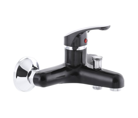 Смеситель для ванны Afina-009 короткий, без шланга и лейки черный Plamix Смеситель для ванны Afina-009 короткий, без шланга и лейки черный Plamix