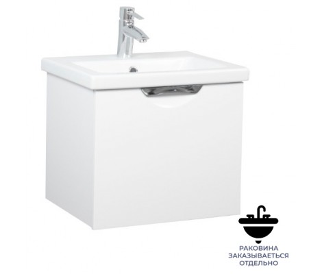 Тумба 50 Фламенко 512 под умывльник COMO 50 белая Flamenco