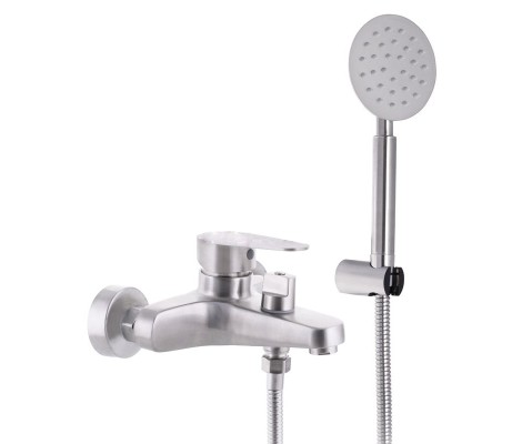 Смеситель для ванны ASA-009 короткий из нержавеющей стали SUS304 Euro Zerix