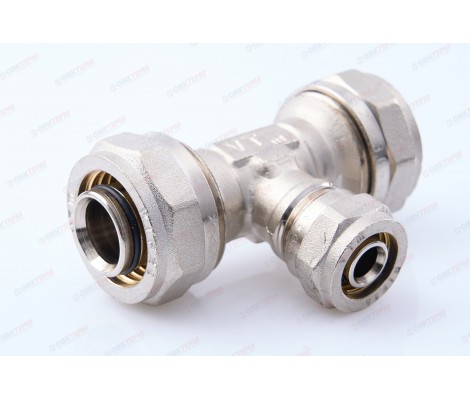 Тройник обжимной 26*16*26 VTm.331.N.261626 Valtec