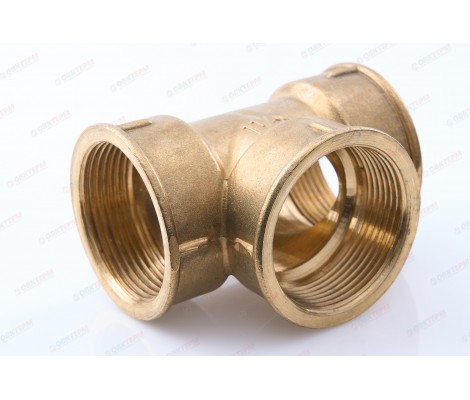 Тройник латунь  1 1/2