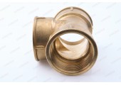 Тройник латунь  1 1/2