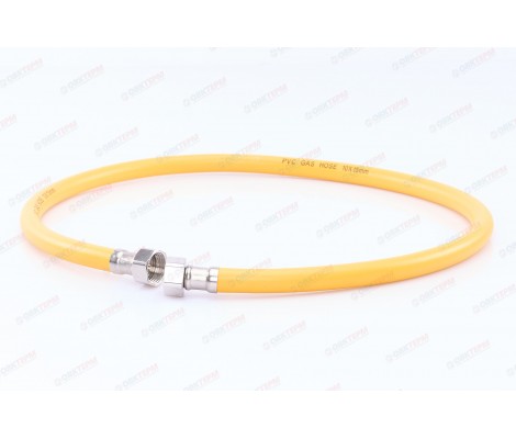 Шланг ЖЕЛТЫЙ газовый   1/2 ГГ  100 см              ЮФОКС      (50)