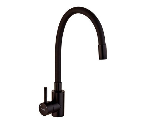 Смеситель для кухни нерж/сталь REFLECTOR MIXXUS SEO-011 (ЧЕРНЫЙ)  &Oslash;40