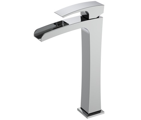 Смеситель для умывальника KB-15007-01 высокий водопад хром Koer