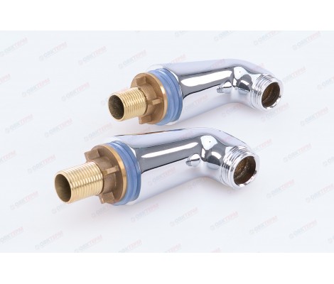 Комплект переходников для установки смесителя в акриловую ванну LR77 Zerix