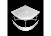 Поддон акриловый ПД4 90*90*31 средний полукруг без сиденья Тритон Поддон акриловый ПД4 90*90*31 средний полукруг без сиденья Тритон