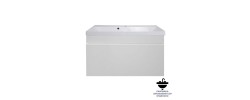 Тумба напольная 80 Валенсия 757 белая под умывальник Комфорт 80 Flamenco