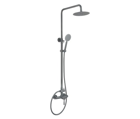 Душевая система SUS-003-J Graphite нержавеющая сталь SUS304 Mixxus
