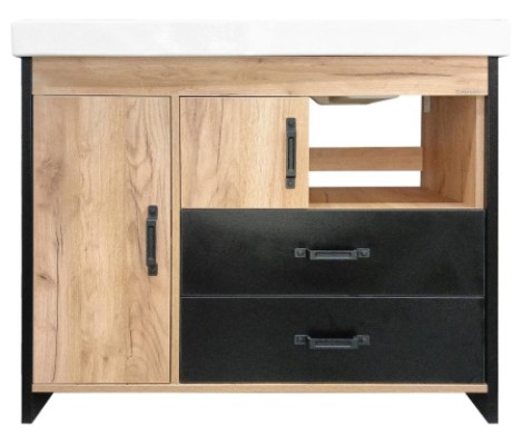 Тумба Fernanda 100 под умывальник Миранда 100/Фостер 100/Грэмми 100 Eva Gold