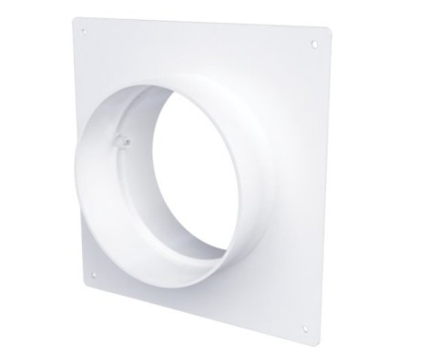 Соединитель круглых каналов с накладной пластиной 100 СКПП Эвент