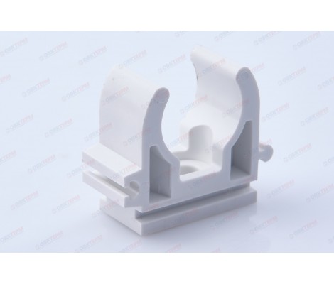 Крепление 20 без защелки (белый) (200шт) S.A.V.