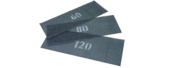 Сетка Borher абразивная 115х280мм P80 карбид кремния с кварцем водостойкая двусторонняя 10 шт