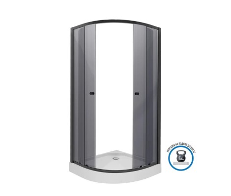 Душевой уголок NG-003-14T 800х800х1950 низкий поддон стекло Niagara