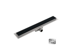 Душевой трап из нержавеющей стали FD35-70x600 черный Koer  