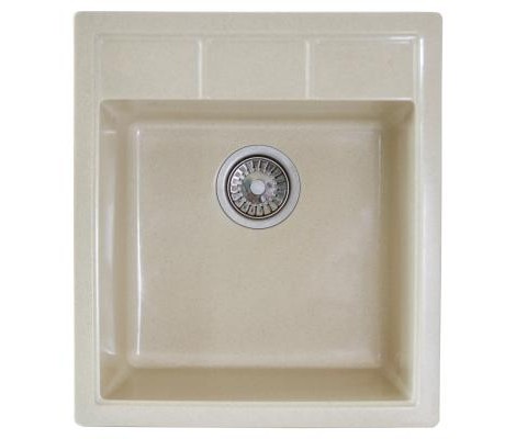 Мойка керамогранитная S-10 квадратная бежевая глянец Simgran Мойка керамогранитная S-10 квадратная бежевая глянец Simgran