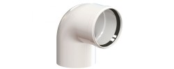 Коаксиальный угол 90° Ø80 ВН Camino