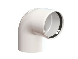 Коаксиальный угол 90° Ø80 ВН Camino