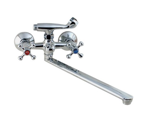 Смеситель для ванны Smes 143 длинный, буксовый Satin Champion Смеситель для ванны Smes 143 длинный, буксовый Satin Champion