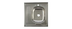 TRIO Мойка НАКЛАДНАЯ 60*60R*0,40мм