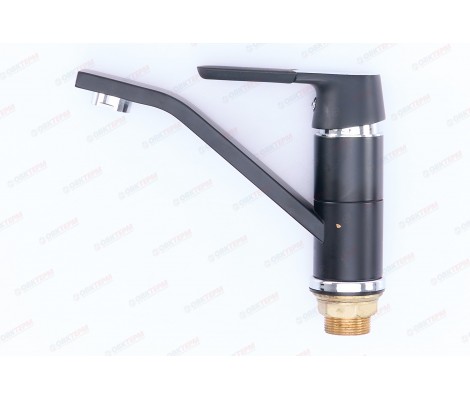 Смеситель для кухни Tiger 555 15 см черный &Oslash;40 Mixxus Premium