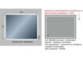 Зеркало 70*90 LED подс.6000К 9,6 Вт/м с полировкой, сенс.выкл, 320ску КЗСК Зеркало 70*90 LED подс.6000К 9,6 Вт/м с полировкой, сенс.выкл, 320ску КЗСК