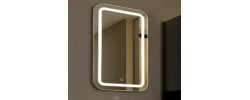 Зеркало  600х800 прямоугольное с подсветкой Malta-Lite (сенсор выкл, хол. свет) Silver Mirrors