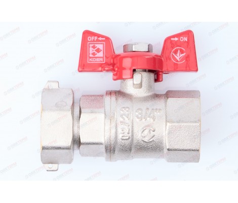 Кран шаровый ВОДА KOER 3/4 Кран шаровый ВОДА KOER 3/4