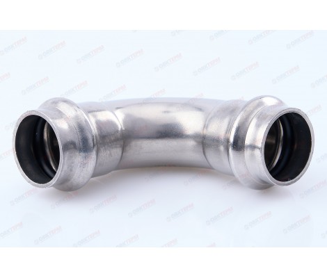 Угол пресс 90°х22 из нержавеющей стали двухраструбный ZTI.551.002222 TIM