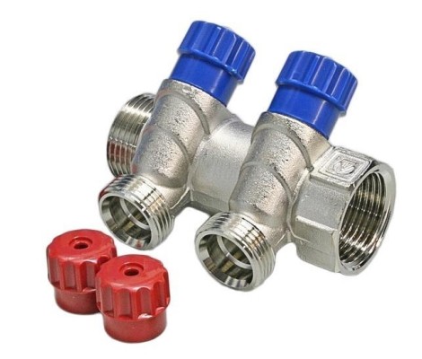 Коллектор с регулировочными вентилями 3/4