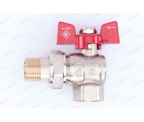 Кран шаровый  с НВ СНГ  NOLF Classic       1/2