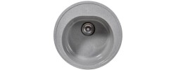 Мойка керамогранитная S-3 круглая темно-серая глянец Simgran