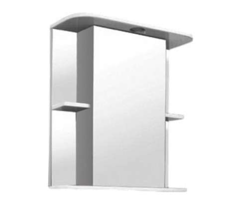 Шкаф-Зеркало 60 Мадрид С, белое, Flamenco Шкаф-Зеркало 60 Мадрид С, белое, Flamenco