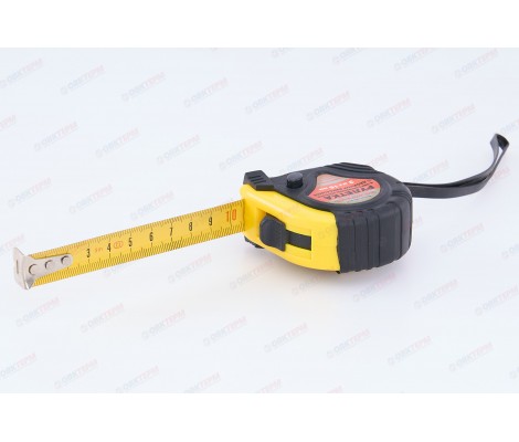 Рулетка 3м х16 мм обрезиненый корпус с двойной фиксацией Santool